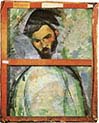 Sketch for the Portrait of Brancusi on the Back of the Study for the Cellist